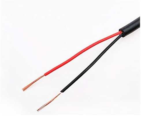 Silicone high-voltage cable, Trunking Solid Power Copper Cable 2-8 Cores 2M/5M 11-25 AWG Silicone Rubber(2 Cores,22AWG(0.3mm2))