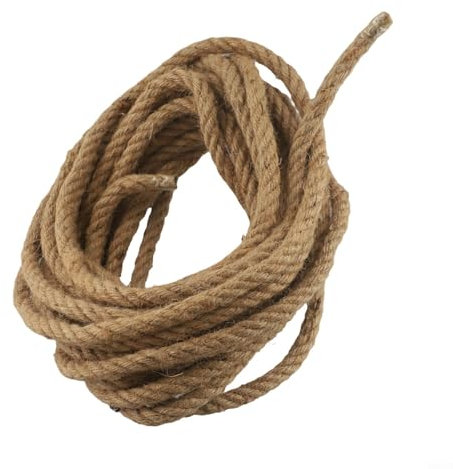 Multi Purpose Natural Jute Rope for Crafts, Decoration, and Gardening 10m Length for Various DIY Applications