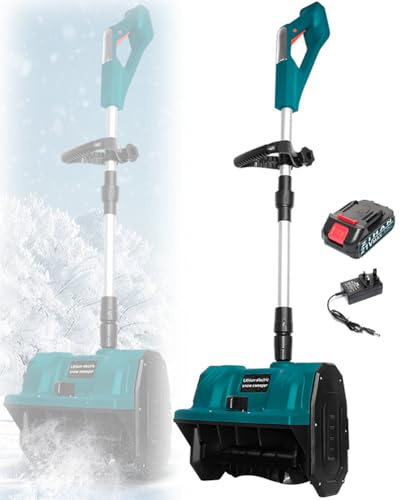 Elektrisk Snöskyffel, 1200w Elektrisk Snöpuffare, Justerbart Handtag, 45 Graders Snöslunga, 32 Cm Röjningsbredd