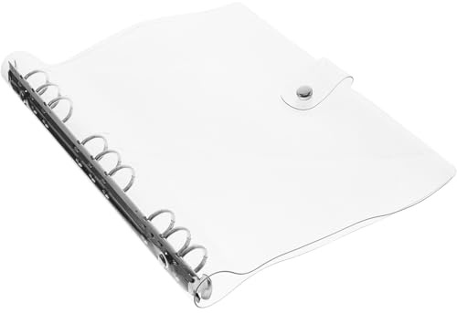 ULTECHNOVO Raccoglitore in Plastica Copertina per Album Custodia per Raccoglitore Trasparente Protezione per Diario Adatta per Studenti e Uso Quotidiano
