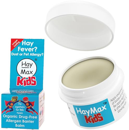 HayMax Heuschnupfen Nasenfilter – Für Kinder 5 ml – Bio Allergie Nasenfilter bei Pollenallergie, macht nicht müde – Fängt Pollen, Staub und andere Allergene ab – Um Nase und Augen auftragen