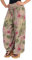 Malito - Damen Haremshose floraler Blumen Print - atmungsaktive Pumphose - dünne Freizeit Strandhose - hautfreundliche Aladinhose 8939 (Fango)