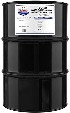 Lucas Oil Synthetic Non-Conductive Anti-Wear Hydraulic Oil, 5 Gallons