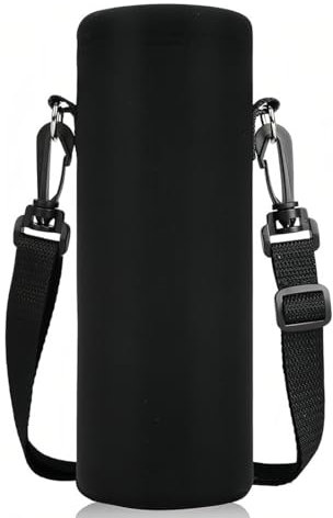 JEYORZY 1 Pièce Housse Néoprène pour Bouteilles Isothermes - Étui de Transport pour Gourde, Sac pour bouteille d'eau portable en néoprène, résistant aux chutes et aux chocs étui de protection