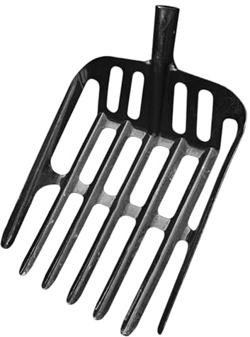 F Fityle Pelle de drainage en acier, outil portable et réutilisable, tête de pelle de tamisage pour épis de maïs, aménagement paysager, drainage des égouts,