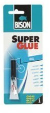 Bison Super Glue Gel - 3g tube - ideal for snooker, pool, billiard cue retipping