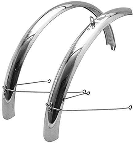 Kotflügel Vtt-City Stangen 26-650b p2r Edelstahl Silber 60mm (Paar) Buch mit Spiel Stangen