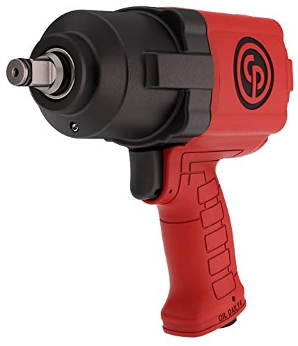 Chicago Pneumatic CP7741 1/2 Inch Air Impact Wrench, Pistol Handle, Max Torque Output 970 Nm,