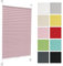 Plissee ohne Bohren 80 cm x 120 cm - Rosa - Plissee klemmfix, Rollos für Fenster ohne Bohren, Jalousien Fenster für innen, Raffrollo, Fenster plissee