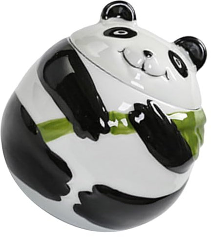 Panda Duftkerze Im Glas Dekoratives Wachs Für EIN Entspannendes