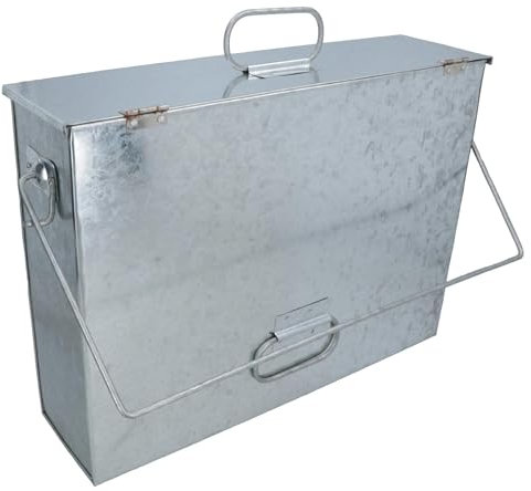 AB Tools Récipient à cendres pour cheminée - Seau pour enlever les cendres chaudes ou froides