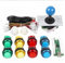 Natudeco DIY Joystick Kit Circuit Board Joystick 5P USB PC Joystick Illuminated Buttons Zero Delay Game Controller Cassette Buttons