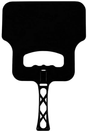 Grillhandfläkt – 32 cm ABS manuell grillblåsare | Lättvikts BBQ-flamluftpump med vev för koleldtändning, camping, grillning, picknick och stöd för utomhusmatlagning
