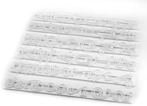 Pati-frakt 12667 bokstäver-bestickset funky plast 6 delar, totalt 36 bitar