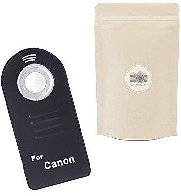 Red Remote Control Red inalámbrico para Canon EOS 500D 550D 600D 650D 700D 60D 7D 5D Mark III III - Marca Francesa Adaptativa