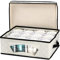 Dicunoy Mug and Cup Storage Box with Dividers, China Storage Containers Holds 12 Glassware, Storage Case with Lid and Handles for Tea Cups, Stoneware Cups, Christmas Mugs, Light Bulb