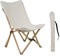 osoltus Holz Faltsessel Sessel Campingsessel (Beige, Stuhl) faltbar Hocker für Outdoor und Indoor