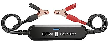 GYS - 077355 - GYS BTW 6/12 Battery Tester - Bluetooth Car & Motorcycle Battery Tester for 6 and 12 Volt batteries. Screenless with phone connectivity. Tests starter, battery and alternator.