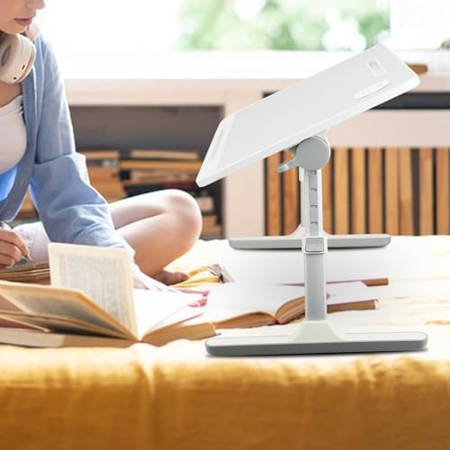gibxiyza knäskrivbord, laptopbord, sängbricka, laptopstativ för säng, dator, skrivbord, höjdvinkel, justerbart skrivbord, bärbart skrivbord med hopfällbara ben, hopfällbart knäbord för soffa, arbete,