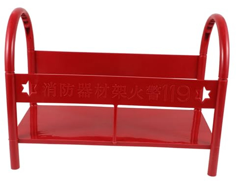 MAGICLULU Soporte Base Incendios Extintor Rojo de Plástico para y Resistente Pequeños 3-5kg para Extintores Múltiples Entornos