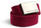 Urban Classics Unisex Canvas Belt burgundy, one size