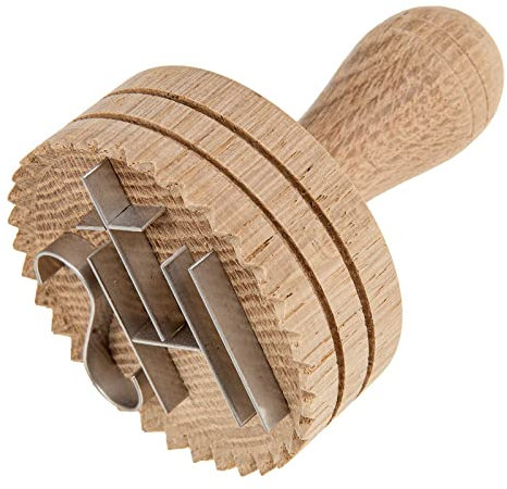 SIDCO Brotstempel Brotdrücker JHS Schreinerqualität Bäcker Stempel Drücker Holz groß