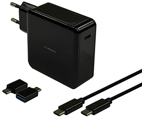 Vivanco Ladegerät - Vivanco Typ C 45W schwarz