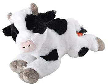 Wild Republic Ecokins Mini Kuh, Kuscheltier aus Stoff, Nachhaltiges Spielzeug, Baby Geschenk zur Geburt von Jungen und Mädchen, Stofftier 20 cm