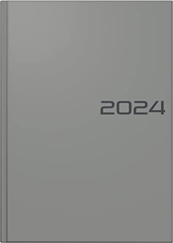 BRUNNEN Tageskalender Modell 795 2024 1 Seite = 1 Tag Blattgröße 14,5 x 20,6 cm grau
