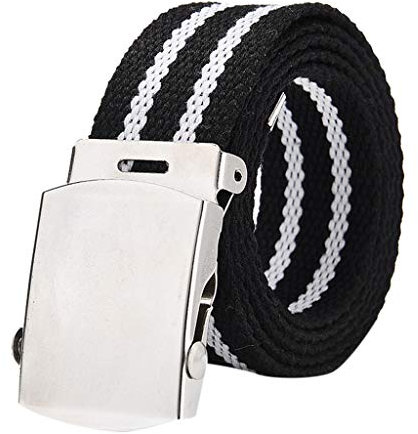 XIUH Kürzbar Stoffgürtel Segeltuch-GürtelDehnbarer, einfarbiger Flecht-Gürtel Faux-Leder Gürtel für Damen und Herren Canvas Arbeitsgürtel mit Strapazierfähiger