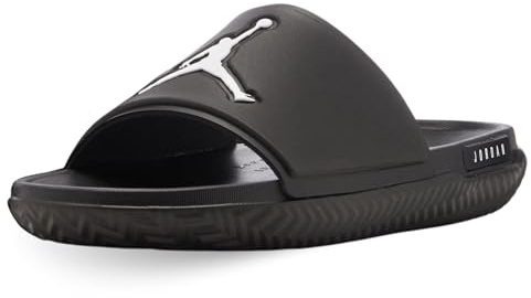 Nike Men's Jordan Jumpman Slide, Black/White, 10