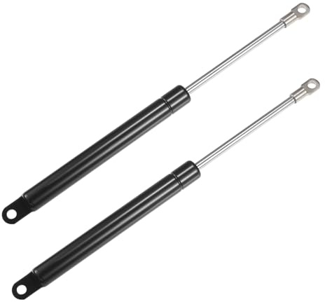 QUARKZMAN 2 Unidades de Soporte de Elevación de 10 Pulgadas y 40Ib/178N Negro, Amortiguador Universal de Resorte de Gas para Ventanas de Caravanas Coches Camiones Barcos