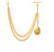 Holy Sins Jewellery Gold Colour Single Double Link Albert Pocket Watch Chain With Locket Pendant (18)