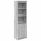 vidaXL Highboard Grau Sonoma 50x35x180 cm Holzwerkstoff, Schrank, Lagerschrank, Schrank hoch, Beistellschrank, hoher Schrank, Schrank mit Tür