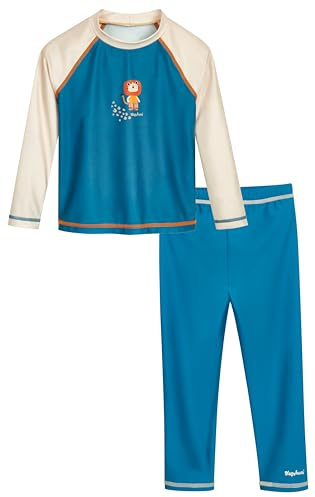 Playshoes Ensemble Rash-Guard Long 2 pièces pour garçon (1 pièce), Ensemble à Manches Longues Jungle, 74-80
