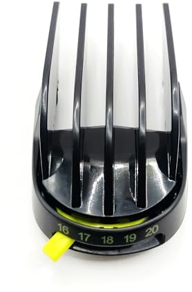 LCMARKET Pettine di precisione regolabile per barba da 16-20 mm, ricambio per rasoio MG3710, MG3711, MG3712, MG3720, MG3713, MG3715, MG3724, MG3910