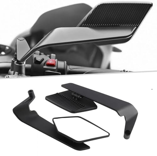 YSNFDN Specchietti Retrovisori Moto per Kawasaki Z750 Versys 1000 Versys 650, Specchietto Retrovisore Regolabile e Girevole, Specchietti Laterali Specchietti Moto Accessori