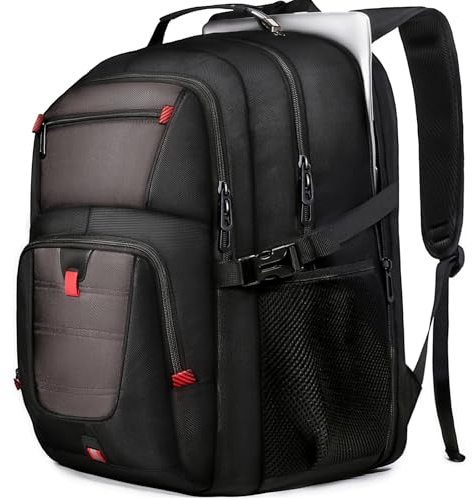 JARWAM Extra Large Laptop Backpack with LifetimeWarranty,Gaming Laptop Travel Bag Fits 18.4-19 Laptops,TSA Friendly Travel Rucksack for Men Women, Big TSA Airline Approved Work Computer Bag, Grey