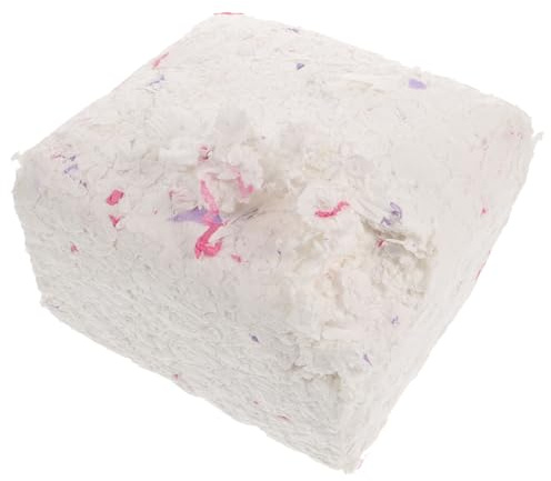 VICASKY Litière pour Petits Animaux en Papier Blanc, Favorise Le Creusage Comportement Naturel, pour Cages de Hamsters et Furets