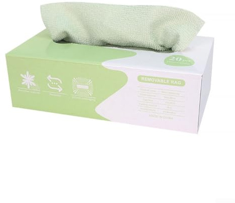 Chiffon d'essuyage en fibre ultra fine pour la cuisine et le nettoyage (thé vert matcha)