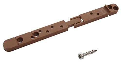 wolfcraft Verbinder-Set Terrassendielen „Verdecktes Verschrauben“, 140-tlg. I 6972000 I Verbinder für unsichtbar verschraubte Holzterrassen