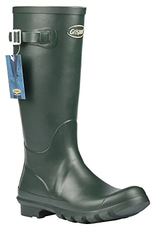 Grisport, Stivali in gomma con cinturino, Verde (Verde), 43 EU / 9 UK