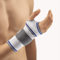 Bort 112920 x-smal links silber ManuBasic Handgelenkbandage, rechts oder links tragbar in verschiedenen Farben, links x-small, silber