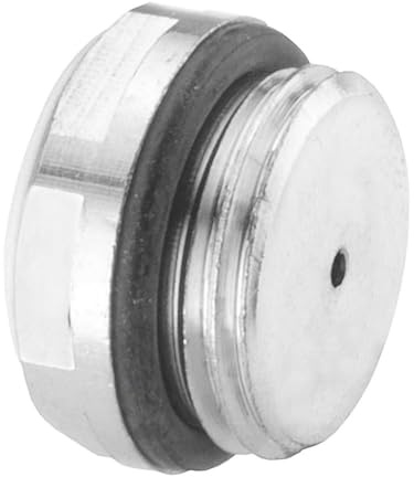 Entlüftungsstopfen 1/2 AG, selbstdichtend, drehbar, Messing vernickelt