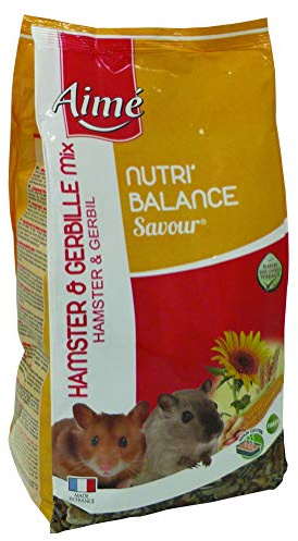 Aime, Comida para hámster y gerbil, nutri' Balance Savour Mix Mezcla de vitaminas y fibra, 900 g