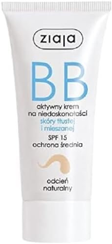 Ziaja BB Creme für fettige Haut und Mischhaut Creme, hell, 50 ml