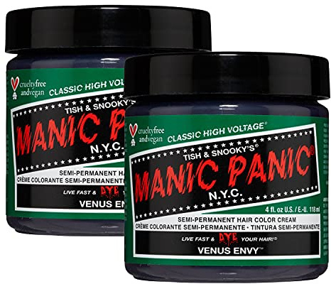 Manic Panic High Voltage® Classic Cream Formula Colour Hair Dye 118ml (Venus Envy) - 2 PACK
