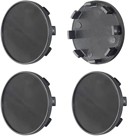 Tapacubos (sin Tapa, 50 mm), Color Negro Juego de 4 tapacubos 50mm Tapas para Llantas Tapas de Rueda Hubcaps…