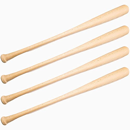 4 Pack Craft Quality Wooden Blem Baseball Bat (34)