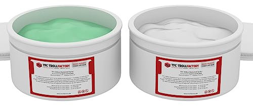 TFC Silikon Kautschuk Typ 8-1 Knetsilikon knetbar mittelhart Shore 43 1:1 | 1kg (2x500g)